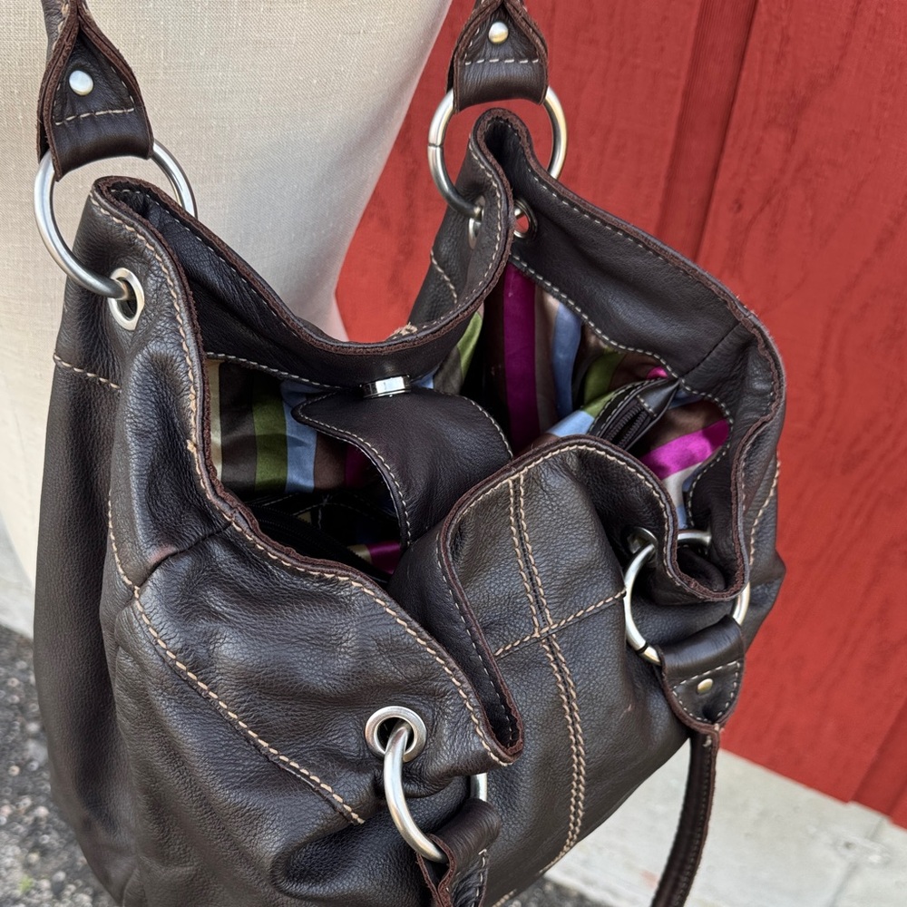 Tignanello Genuine Leather Shoulder Bag